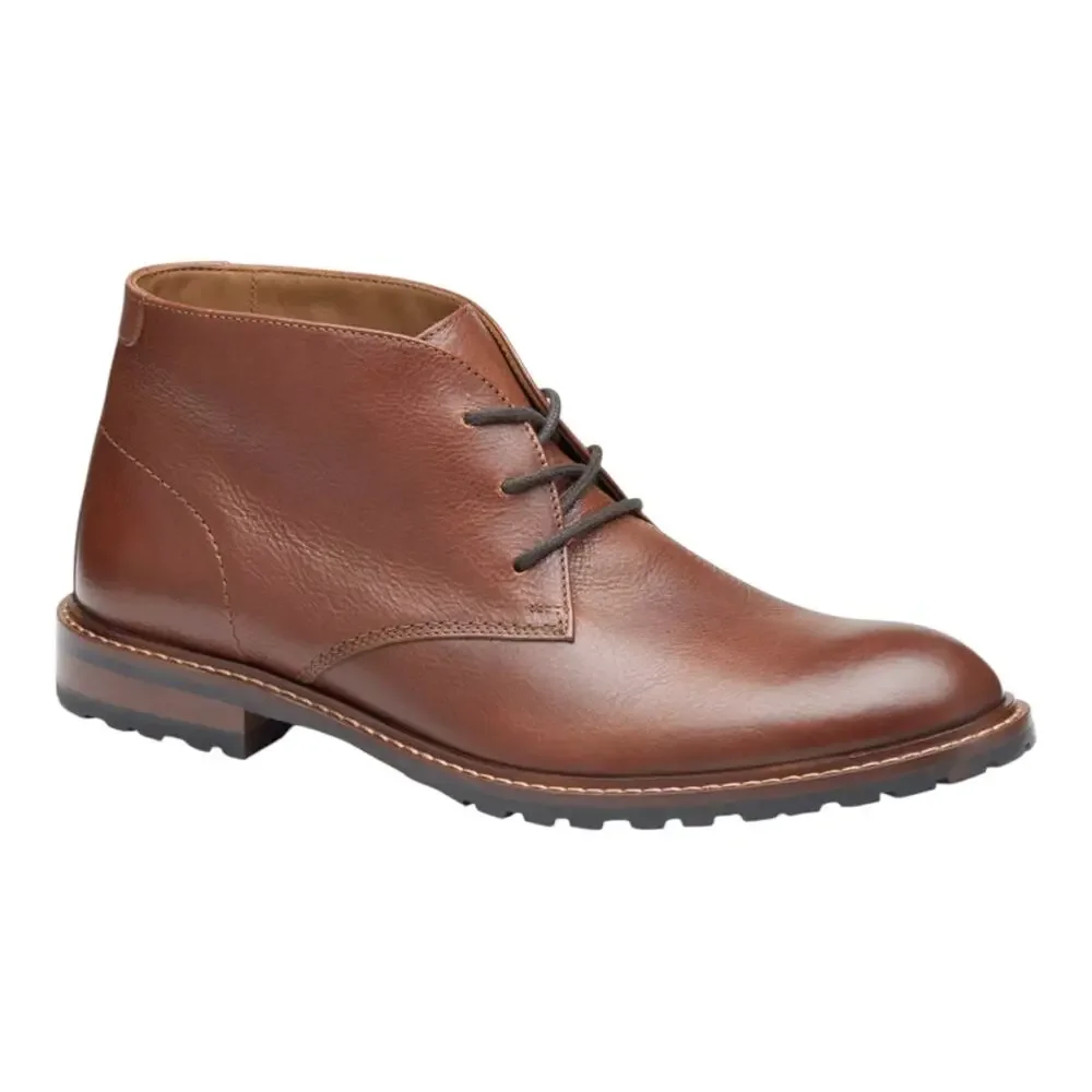 Johnston & Murphy Men's Boswell Leather Chukka Boots Tan Size 13
